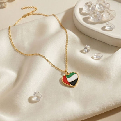 Love UAE Heart Necklace