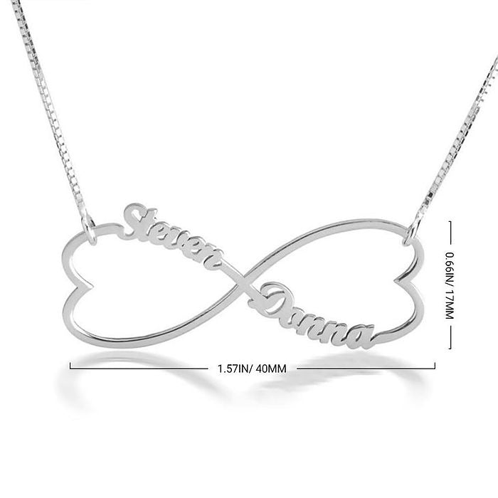 Heart Infinity Necklace