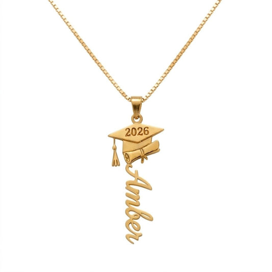 Graduation Name Necklace