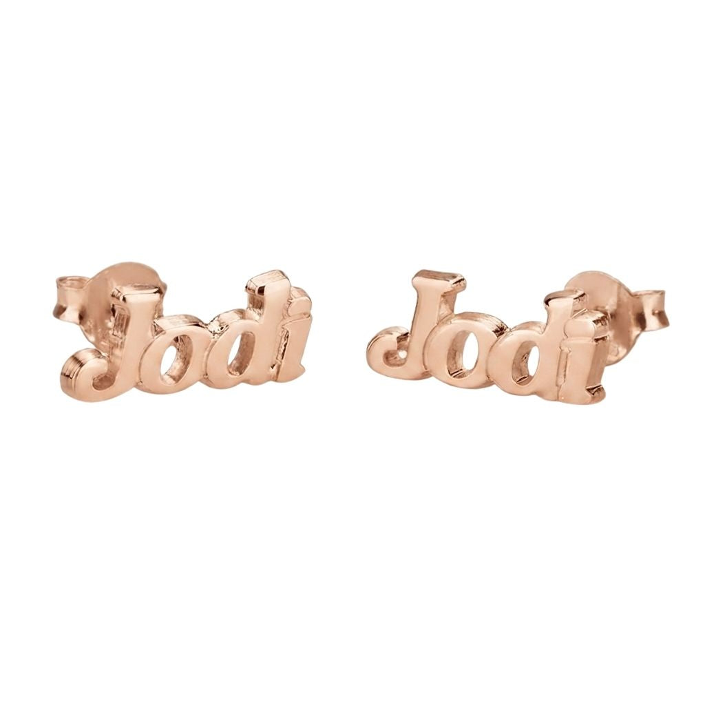 Personalised Name Studs