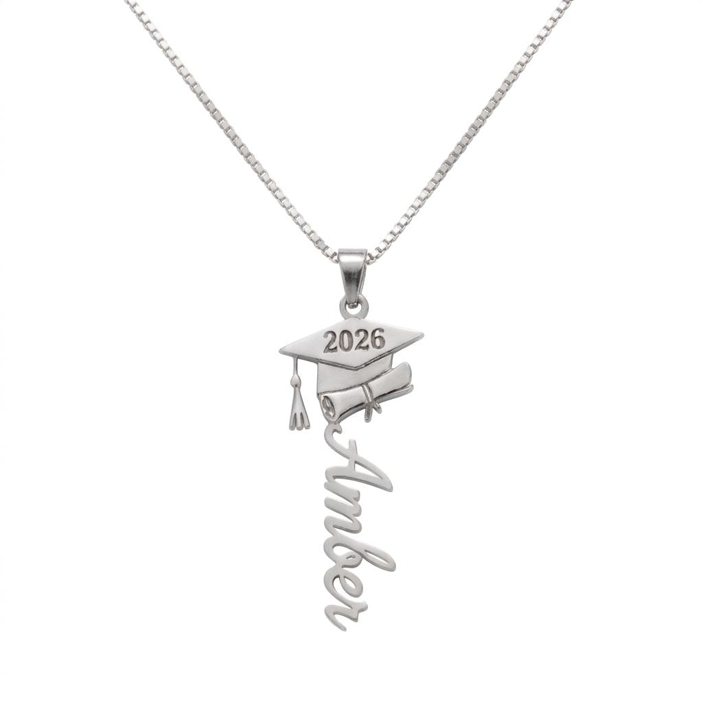 Graduation Name Necklace