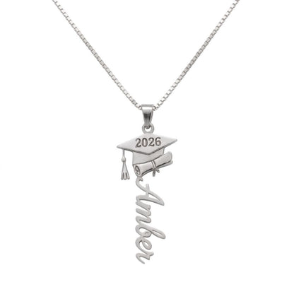 Graduation Name Necklace