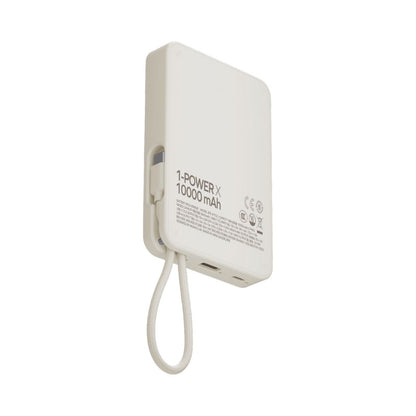 Momax 1-Power X 10000 mAh Power Bank With Built-In Usb-C Cable