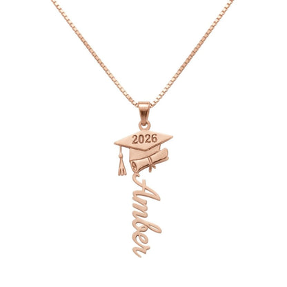 Graduation Name Necklace