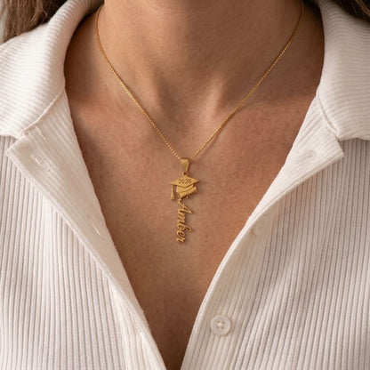 Graduation Name Necklace