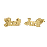 Personalised Name Studs