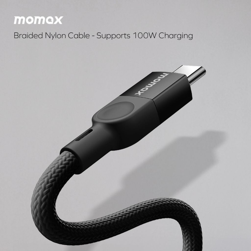Momax Elite Mag Link 100W USB-C To USB-C Magnetic Cable 2M