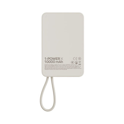 Momax 1-Power X 10000 mAh Power Bank With Built-In Usb-C Cable