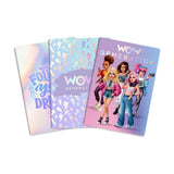 WOW Generation Pack of 3 A5 Softcover Notebooks