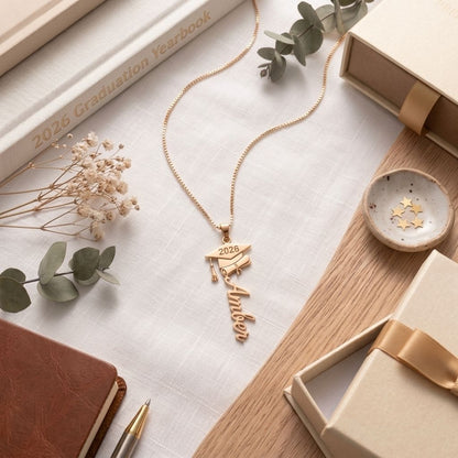 Graduation Name Necklace
