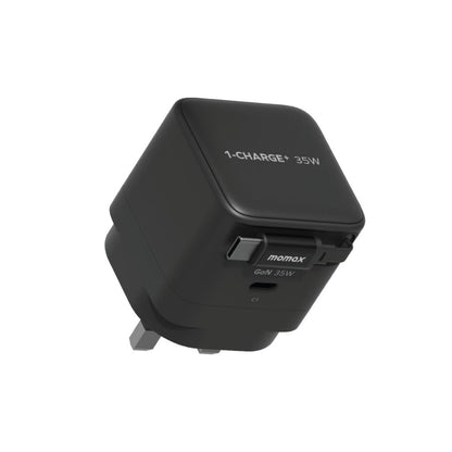 Momax 1-Charge 35W GaN 1-Port Charger With Built-In Usb-C Cable