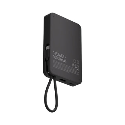 Momax 1-Power X 10000 mAh Power Bank With Built-In Usb-C Cable