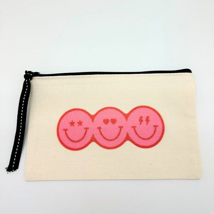 Personalized Canvas Cosmetic Pouches