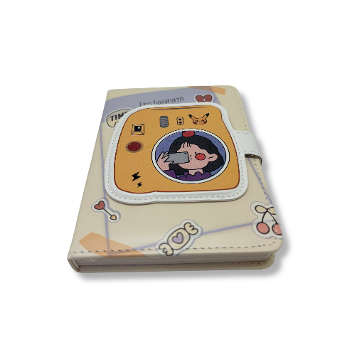 Kawaii Cute Instagram Theme Notebook with Magnetic Flap