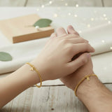 Personalized Initial Bracelet Duo Set