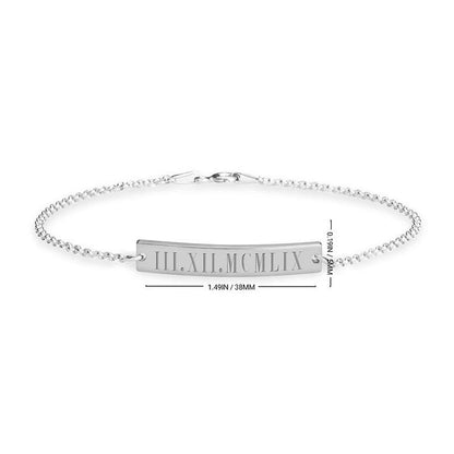 Roman Numeral Bracelet