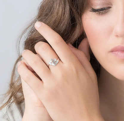 Classic Three Names Ring