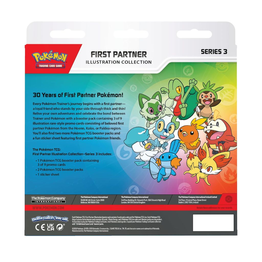 Pokemon TCG: First Partner Booster Illustration Collection (Series 3) 26Q3