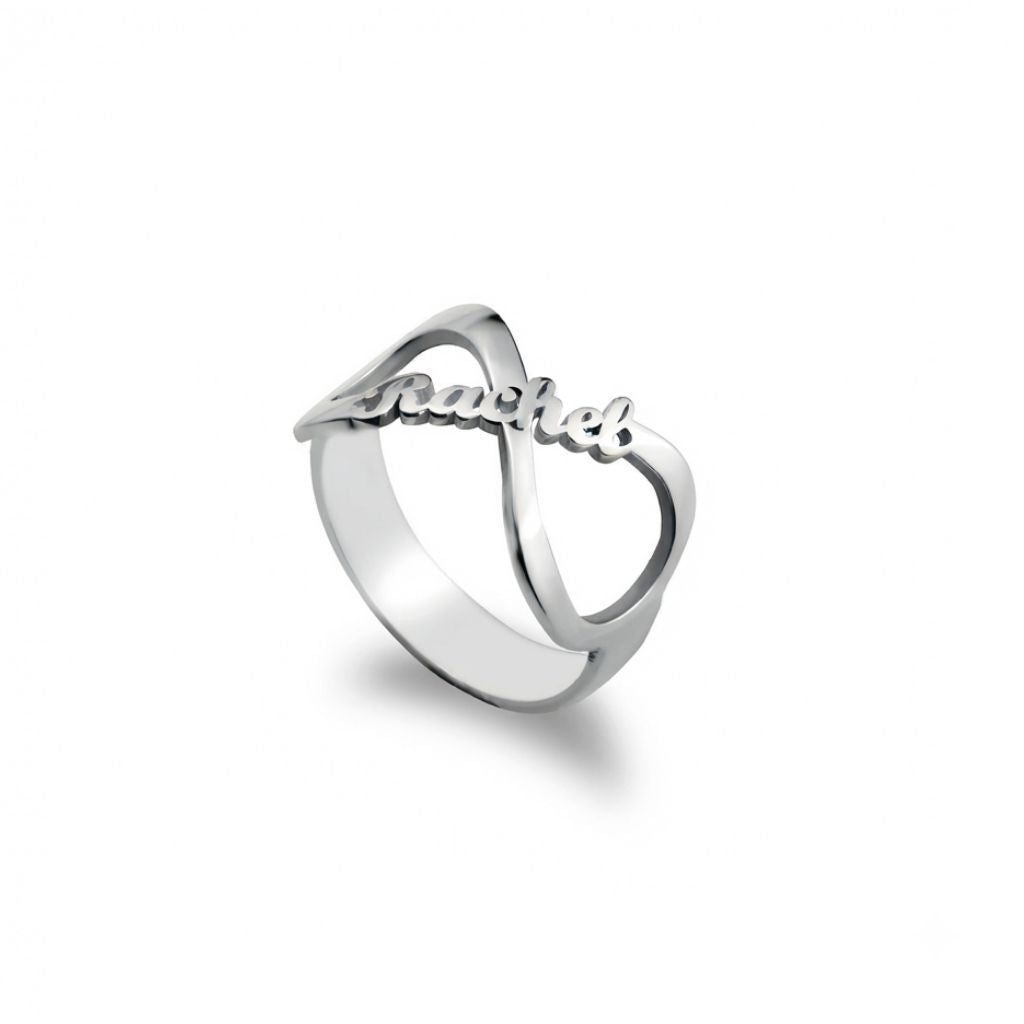 Personalized Infinity Name Ring