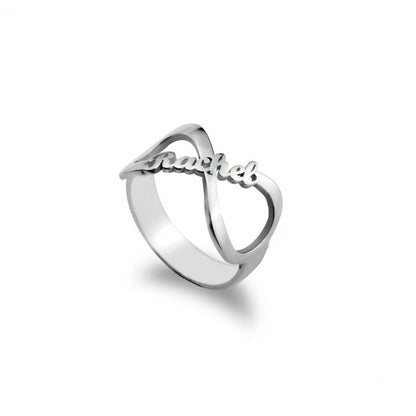 Personalized Infinity Name Ring