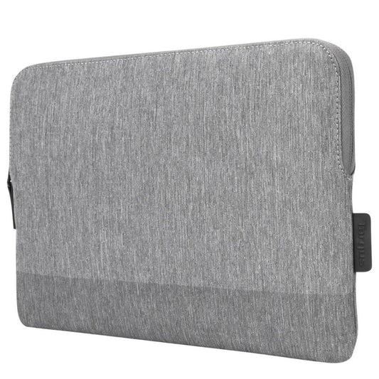 Gray fabric sleeve on a white background