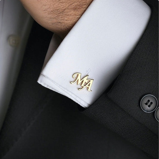 Personalized Initial Cufflinks