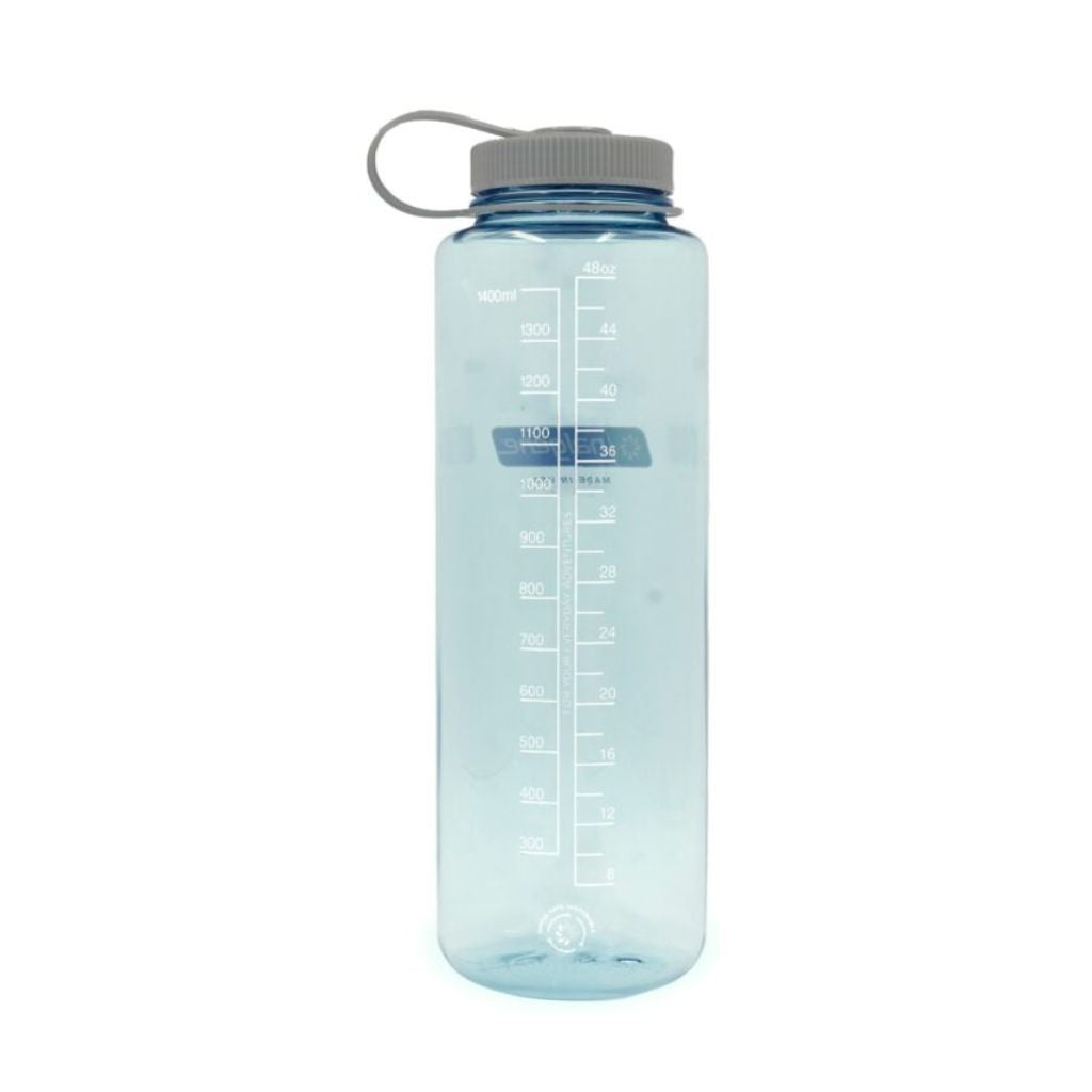 Nalgene Wide Mouth 48oz Bottle – Durable, Leak-Proof & BPA/BPS-Free - Seafoam