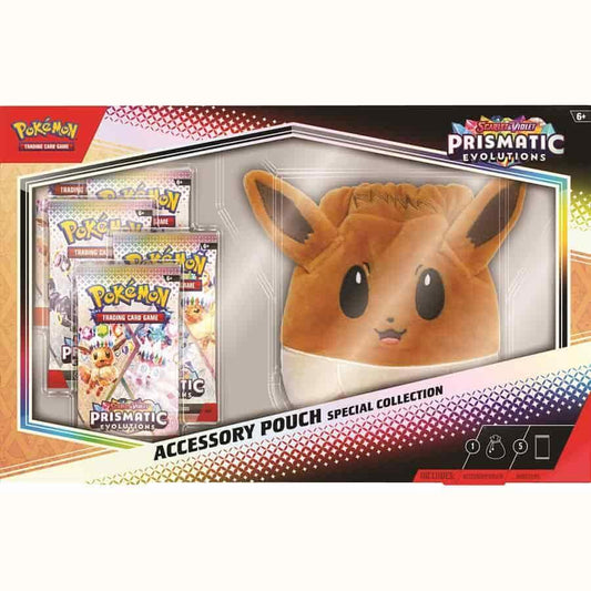 Pokemon TCG: Scarlet & Violet 8.5 Prismatic Evolutions Accessory Pouch Special Collection
