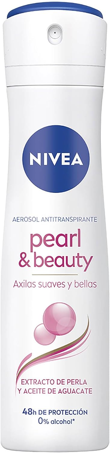 Antiperspirant Spray for Women, Pearl & Beauty Pearl Extracts 150ml