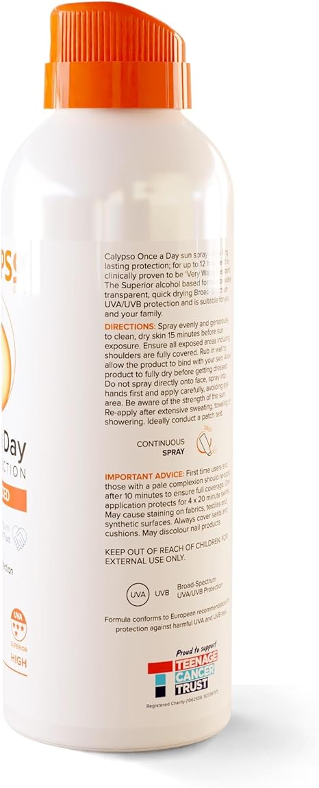 Calypso Once A Day Sun Protection Spray SPF30 150ML