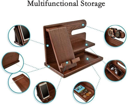 Wooden Phone Docking Station