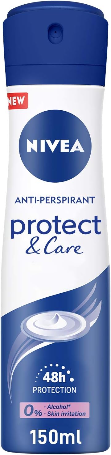 Antiperspirant Spray for Women, Protect & Care No Ethyl Alcohol 150ml