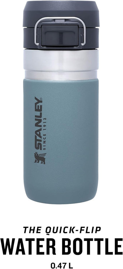 Quick Flip Water Bottle 0.47L / 16 OZ Shale