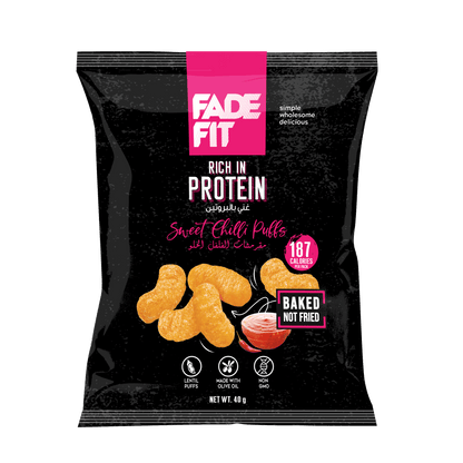 Fade Fit Sweet Chili Protein Puffs Snack Pack 40g