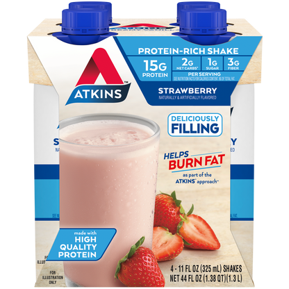 Ready to Drink Protein Shake Strawberry (Pack of 4)