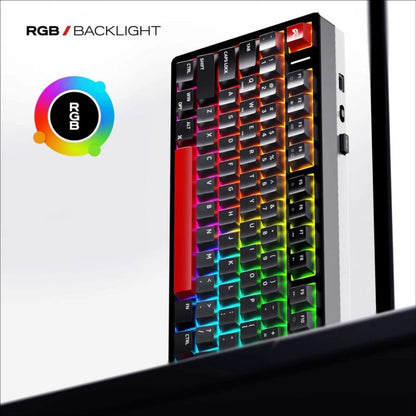 Cybeart X75 Rhino - Tri-Mode Wireless RGB Gaming Keyboard - Signature Edition