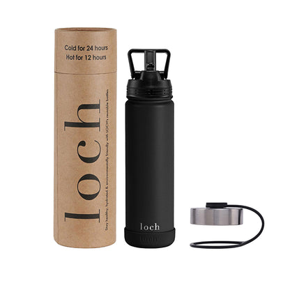 Monochrome Bottle - Black 650ml (22 Oz)