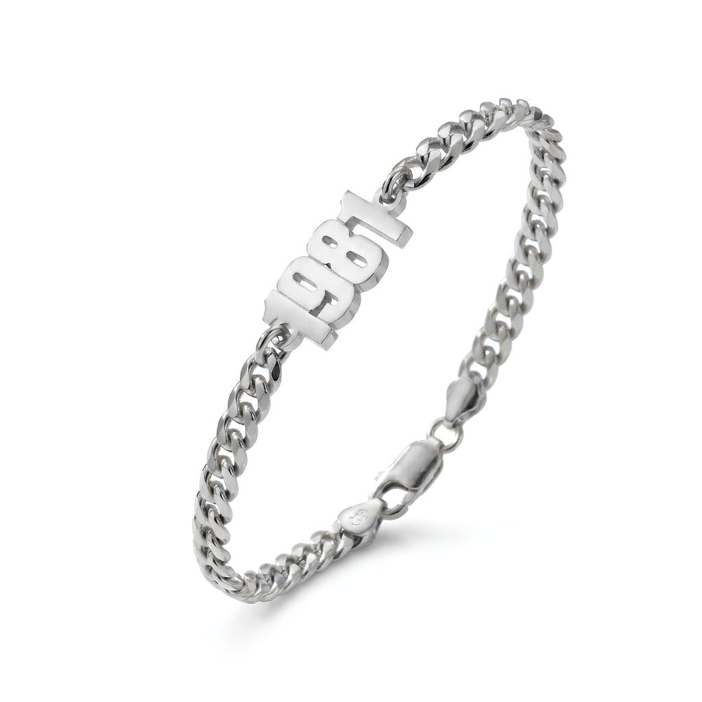 Thick Chain Name Bracelet