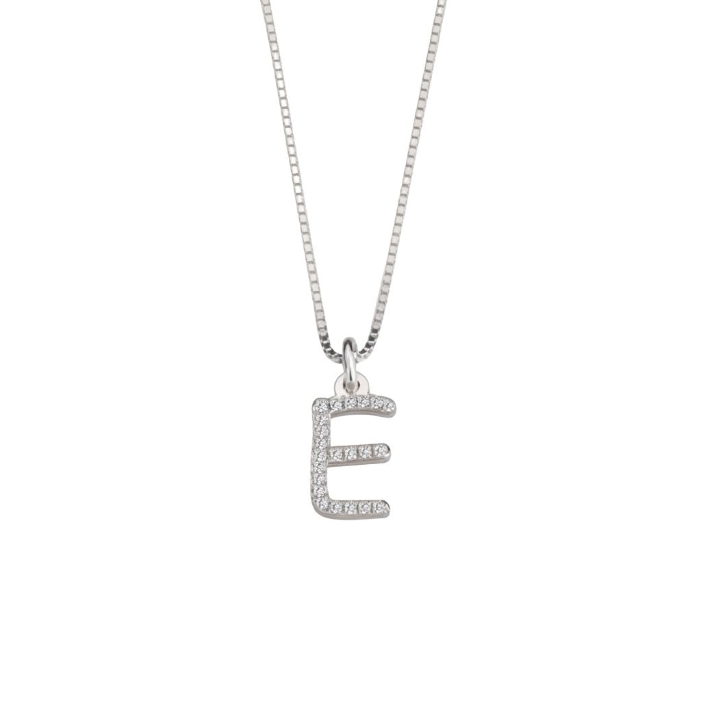 Alphabet Zirconia Necklace