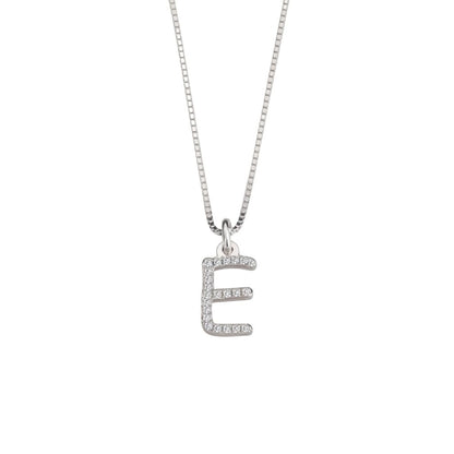 Alphabet Zirconia Necklace
