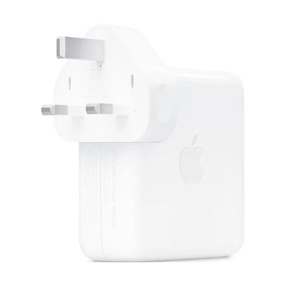 White Apple AirTag holder on a white background