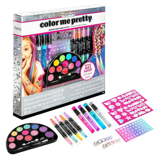 Fashion Angels Color Me Pretty - Makeup, Hair & Body Art Kit