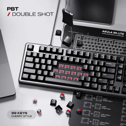 Cybeart Akula 99 Lite - Wired RGB Gaming Keyboard - Black