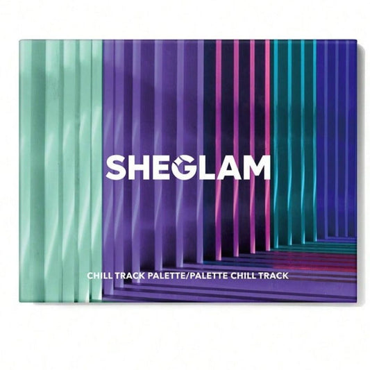 SHEGLAM palette with colorful design on a white background