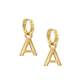 Initial Drop Earrings
