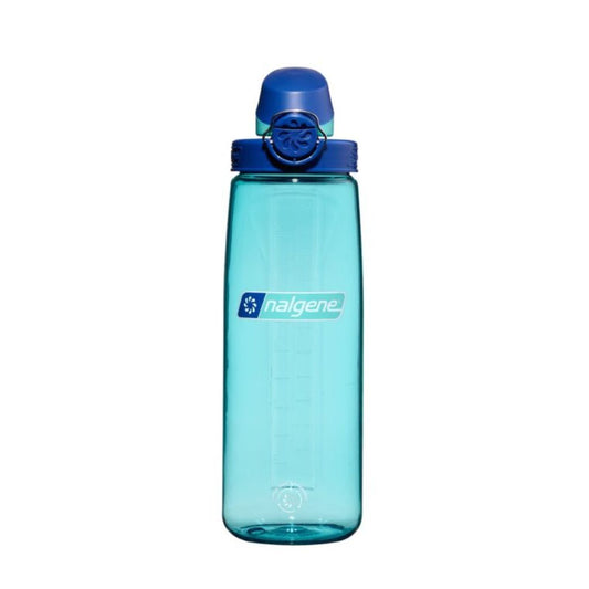 Nalgene Sustain 24oz On-The-Fly Tritan Bottle – Slate Blue with Glacial Cap