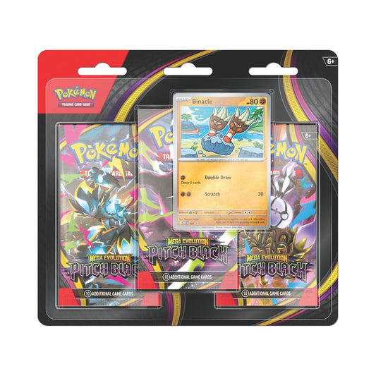 Pokémon TCG Mega Evolutions (ME-05) Pitch Black 3 pack Blister
