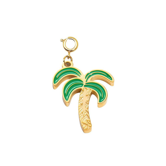 Gold Palm Tree Charm