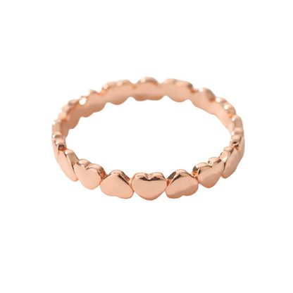 Tiny Heart Stackable Ring