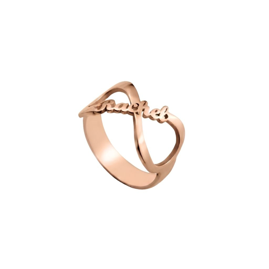 Personalized Infinity Name Ring